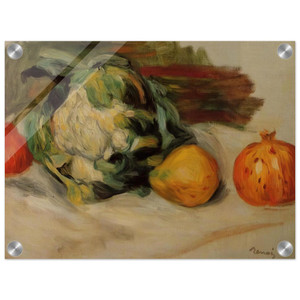 PierreAuguste Renoir  Cauliflower and Pomegranates Acrylic Print