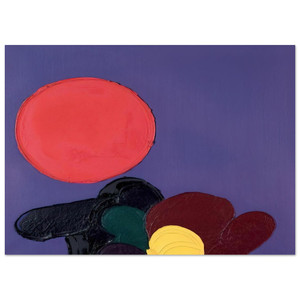 Luis Feito  UNTITLED 1971 N2 Fine Art Poster / Art Print