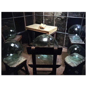 Louise Bourgeois  CELL GLASS SPHERES AND HANDS 1993 Aluminum Print