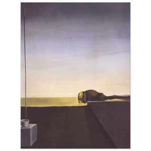 Salvador Dali True Painting Isle of Dead by Bocklin Angelus Wood Print