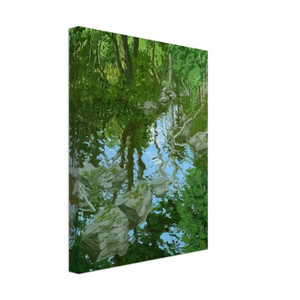 Neil Welliver  Maine Woodlandpng  1970 Canvas