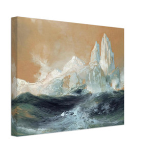 Thomas Moran  Icebergs Canvas