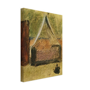 Pablo Picasso  Bed with mosquito nets Canvas