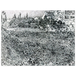 Vincent van Gogh  Garden with Flowers Acrylic Print