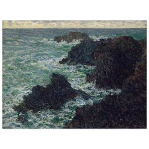 claude monet  The Cote Sauvate Wood Print