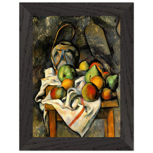 Paul Cezanne  Ginger Jar Premium Wooden Framed Art Print / Poster
