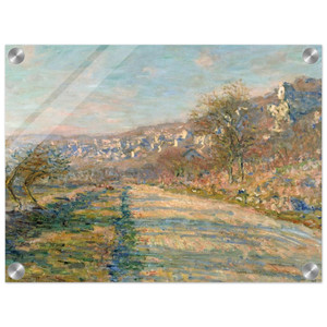 claude monet  Road of La RocheGuyon Acrylic Print