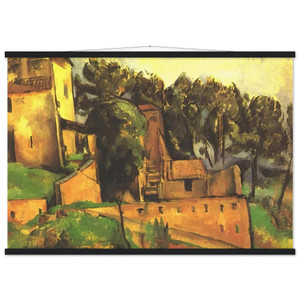 Paul Cezanne  The farm of Bellevue Museum-Quality Matte Paper Poster with Hanger