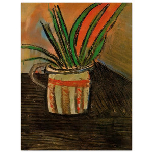 Pablo Picasso  Exotic Flowers  1907 Wood Print