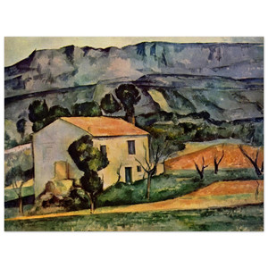 Paul Cezanne  Houses in Provence near Gardanne Aluminum Print