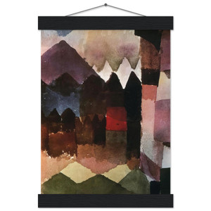 Paul Klee Hairdryer Garden Museum-Quality Matte Paper Poster with Hanger