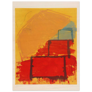 John Hoyland  Trickster  1979 Wood Print