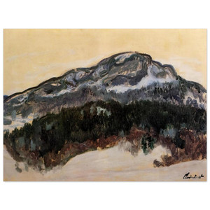 claude monet  Mount Kolsaas Norway Aluminum Print