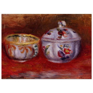 PierreAuguste Renoir  Still Life with Fruit Bowl Fine Art Poster / Art Print