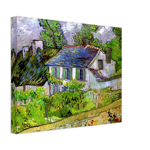 Vincent van Gogh  Houses in Auvers Canvas