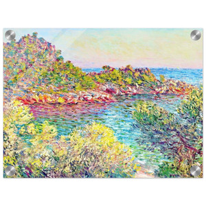 claude monet  Landscape near Montecarlo Acrylic Print