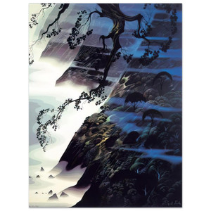 Eyvind Earle  Sea Wind and Fog Aluminum Print