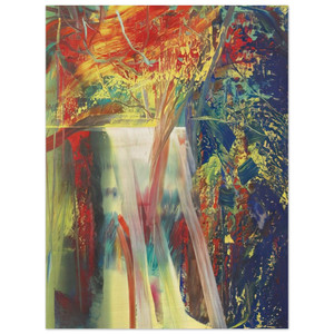 Gerhard Richter  ABSTRACT PAINTING 610 1 Wood Print