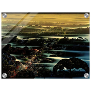 Eyvind Earle  The Valleys Wild Acrylic Print