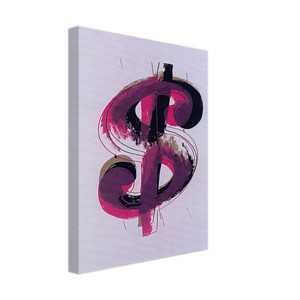 Andy Warhol  Paper Dollar Canvas