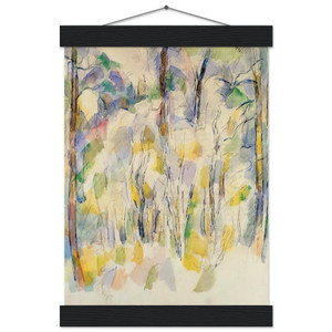 Paul Cezanne  In the Woods N1 Museum-Quality Matte Paper Poster with Hanger