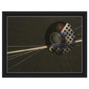 Laszlo MoholyNagy  Emery Paper collage Framed Canvas