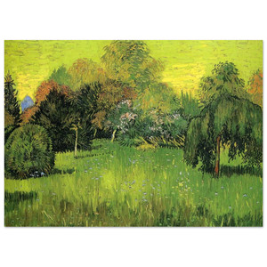Vincent van Gogh Public Park Weeping Willow Poet's Garden Fine Art Print