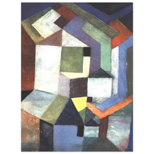 Paul Klee  PIOUS NORTHERN LANDSCAPE 1917 Aluminum Print