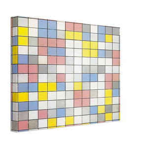 Piet Mondrian  Composition with Grid IX Canvas
