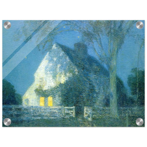 Childe Hassam  Moonlight the Old House Acrylic Print