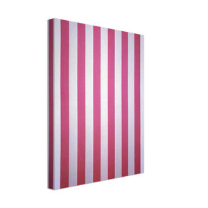 Daniel Buren Peinture acrylique blanche sur tissu raye blanc et rouge 1970