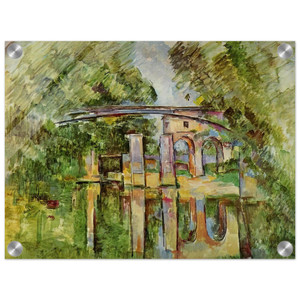 Paul Cezanne  The Aqueduct and Lock Acrylic Print