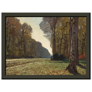 claude monet  The Pave de Chailly Premium Metal Framed Art Print / Poster