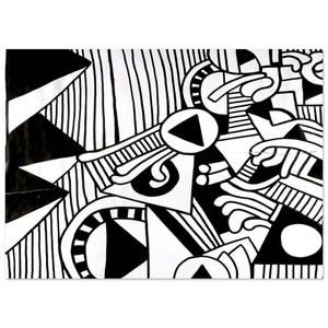 Keith Haring  UNTITLED 1978 1 N2 Fine Art Poster / Art Print