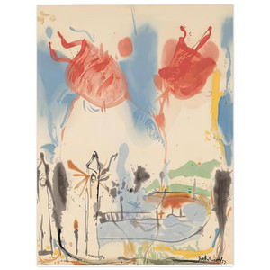 Helen Frankenthaler  Round Trip 1957 Aluminum Print