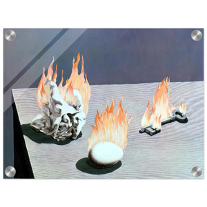 Rene Magritte  THE LADDER OF FIRE 1939 Acrylic Print