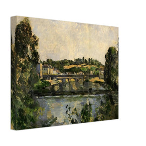Paul Cezanne  Bridge and Waterfall at Pontoise Canvas