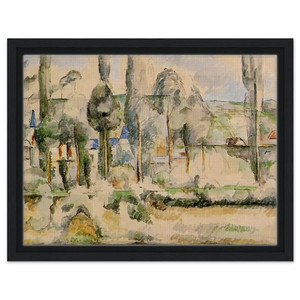 Paul Cezanne  Chateau de Madan Framed Canvas