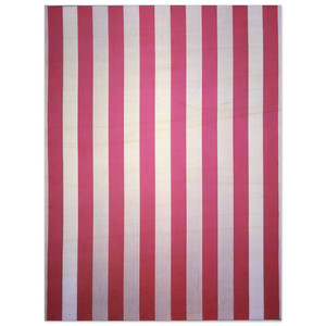 Daniel Buren Acrylique blanche sur tissu raye blanc et rouge 1970 Wood Print