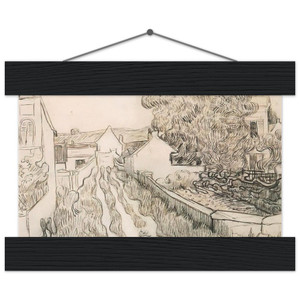 Van Gogh VILLAGE STREET N2 Museum-Quality Matte Paper Poster with Hanger