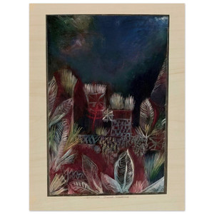 Paul Klee  TROPICAL TWILIGHT 1921 Wood Print