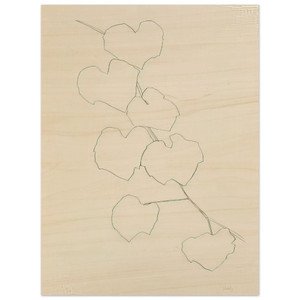 Ellsworth Kelly  Grape Leaves II Wood Print