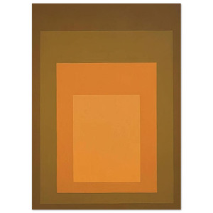 Josef Albers Homage to the Square Autumn Climax 1963 Poster