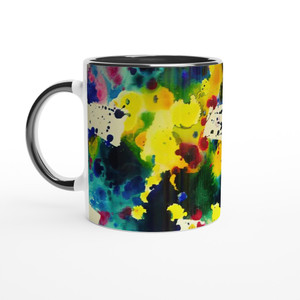 Sam Francis  Tokyo Ceramic Mug with Color Inside