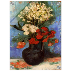 Vincent van Gogh  Vase with Carnations and Other Flowers Acrylic Print