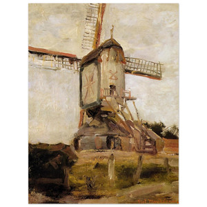 Piet Mondrian  Mill of Heeswijk Sun Aluminum Print