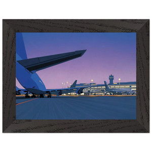 Hiroshi Nagai  Taxiway N2 Premium Wooden Framed Art Print / Poster