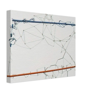 Gego  Drawing without Paper 8425 and 8426  1984 Canvas