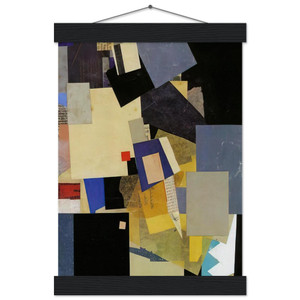 Kurt Schwitters  ELIKAN 1925 Museum-Quality Matte Paper Poster with Hanger