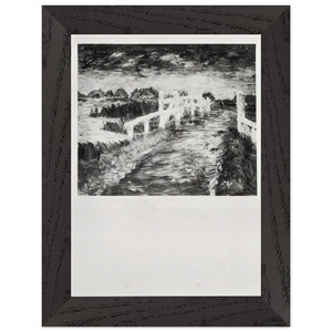 Emil Nolde  Maruchbrucke Premium Wooden Framed Art Print / Poster